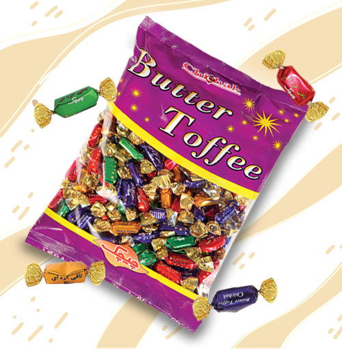 تافی کره ای پاکتی